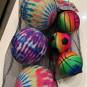 Jumbo Balls and Mini 6 Inch Balls Indoor Outdoor Play (NEW) (hg/x)